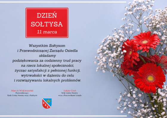 Najlepsze życzenia z okazji Dnia Sołtysa