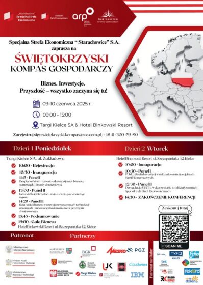 Zapraszamy na “Świętokrzyski Kompas Gospodarczy”, 9-10 czerwca 2025 r. w Targach Kielce