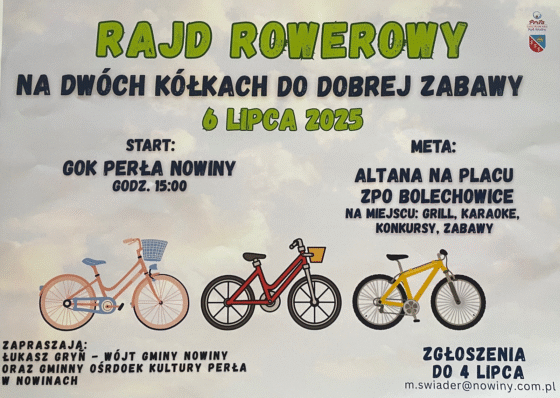 Rajd rowerowy 6 lipca 2025