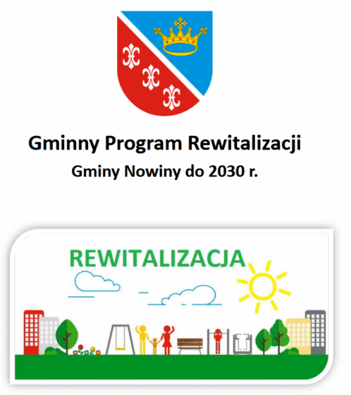 Zaproszenie do udziału w konsultacjach projektu Gminnego Programu Rewitalizacji Gminy Nowiny do 2030 roku