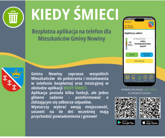 Kiedy śmieci – aplikacja dla mieszkańca