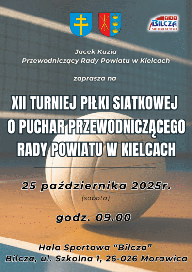 XII Turniej Piłki Siatkowej o Puchar Przewodniczącego Rady Powiatu w Kielcach