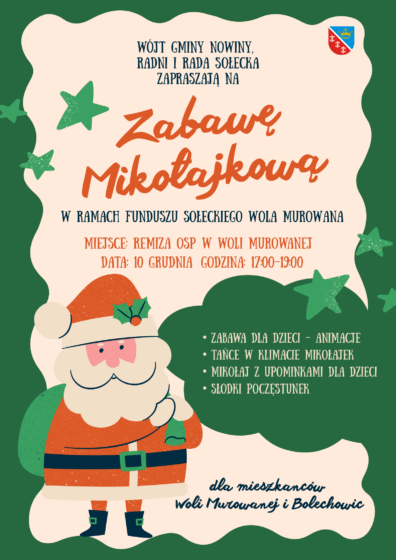 Zabawa Mikołajkowa w Woli Murowanej