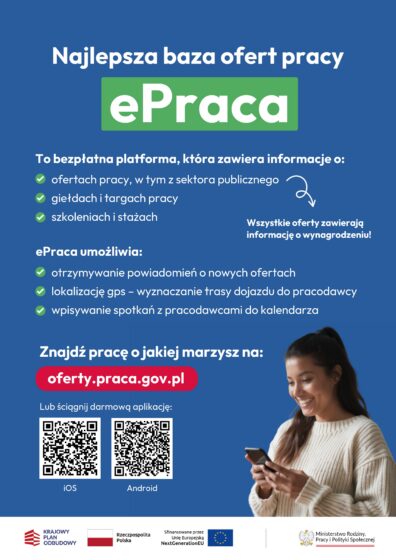 Skorzystaj z poradnictwa zawodowego oraz najlepszej bazy ofert pracy