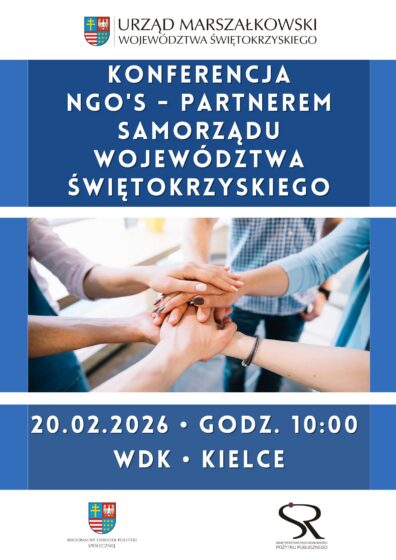 Konferencja pn. „NGO’s – Partnerem Samorządu Województwa Świętokrzyskiego”