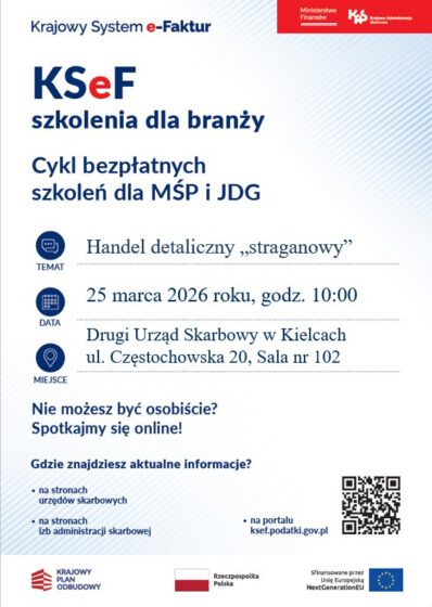 Szkolenie dla MŚP i JDG – KSeF