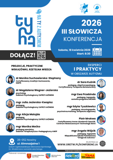 III Słowicza Konferencja „na TY z auTYzmem” pod patronatem Wójta Gminy Nowiny