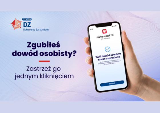 Zgubiłeś dowód osobisty? Zastrzeż go jednym kliknięciem! Nowa funkcja w aplikacji mObywatel