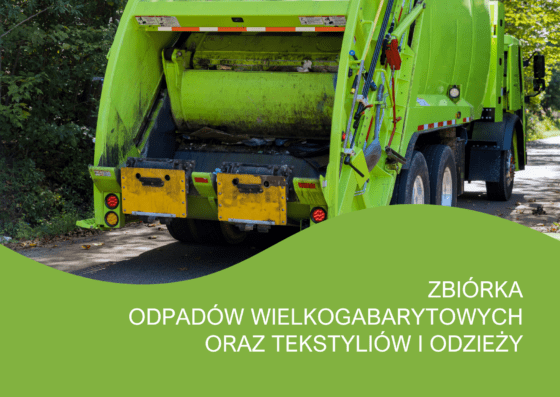 Harmonogram zbiórki odpadów wielkogabarytowych oraz tekstyliów i odzieży