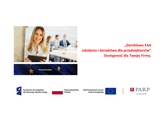 Dostępność – Polski Akt o Dostępności. Dyrektywa EAA – szkolenia i doradztwo dla przedsiębiorstw