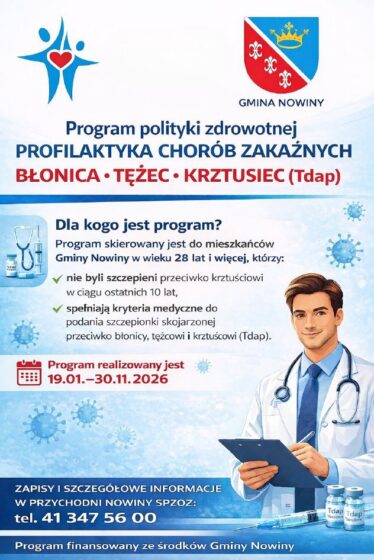 Zachęcamy do skorzystania z Gminnych Programów Profilaktycznych