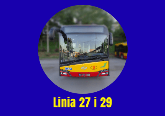 Zmiana godzin kursowania linii nr 27 i 29 