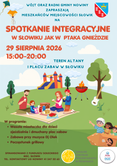 SPOTKANIE INTEGRACYJNE W SŁOWIKU JAK W PTAKA GNIEŹDZIE