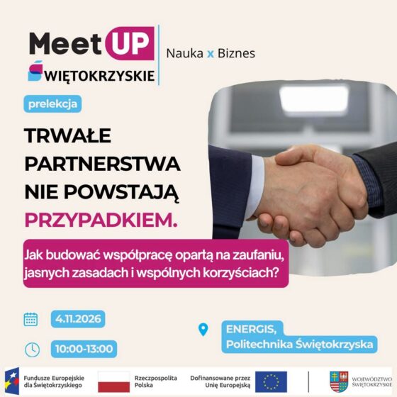 MeetUP Świętokrzyskie | Nauka × Biznes
