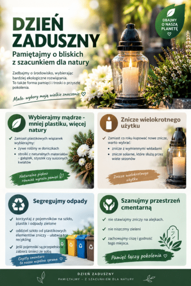 Dzień Zaduszny. Pamiętajmy z szacunkiem dla bliskich i dla natury